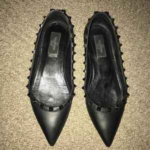 Valentino rock stud flats